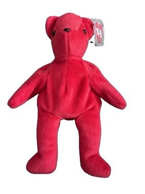 VINTAGE TY BEANIE BABY TEDDY BEAR 1993 OLD FACE SHAPE RETIRED!